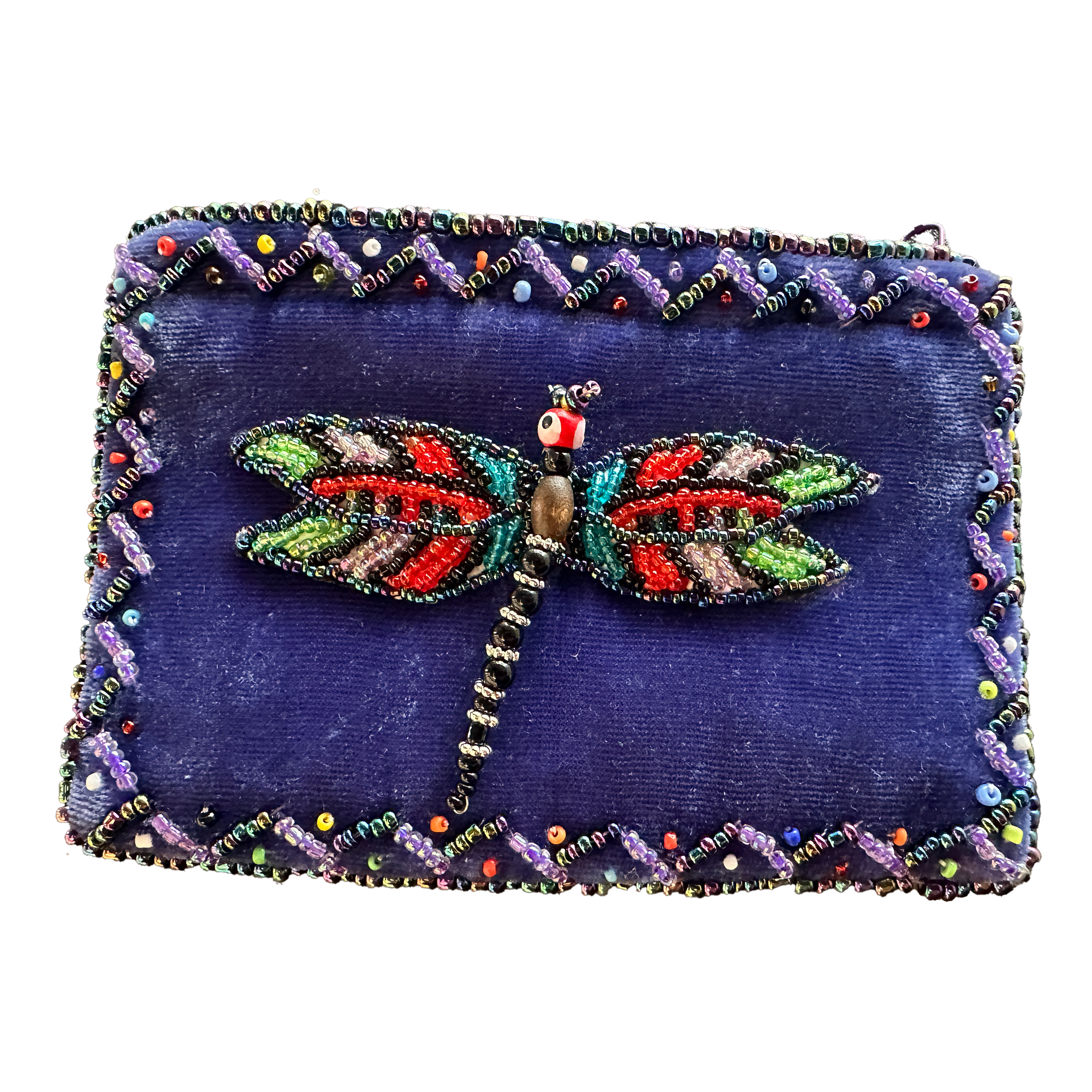 my wallet with a dragonfly on it
