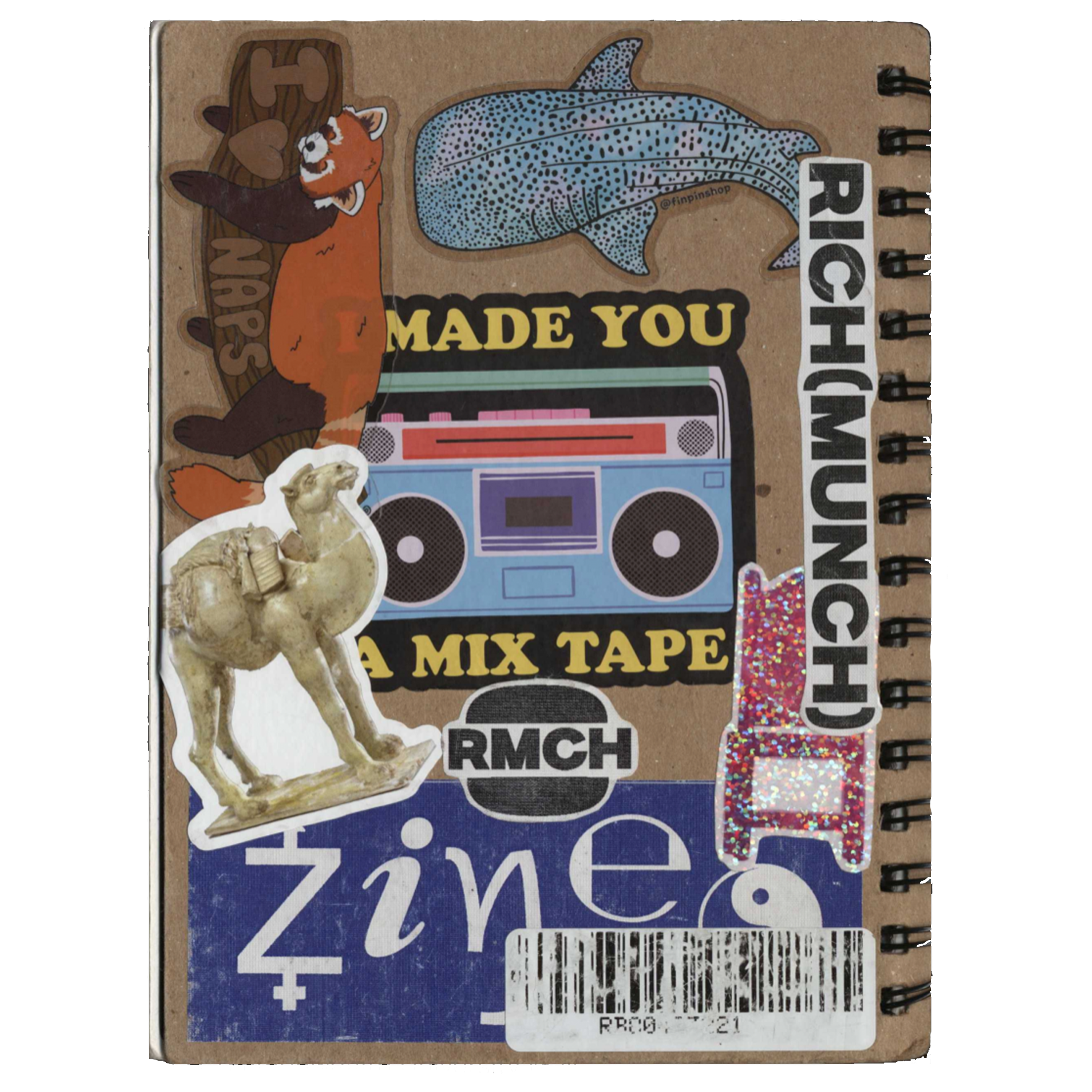 Stickers on my sketch book 